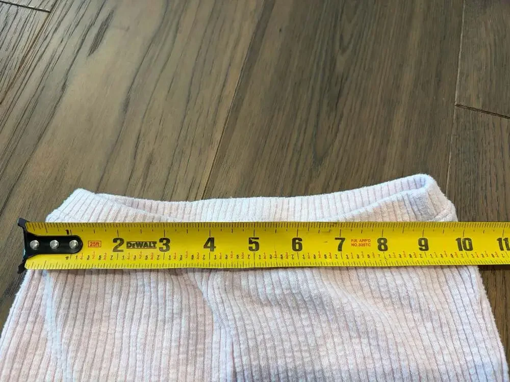 Old Navy Girls Light Pink Ribbed Flared Leggings Size 5T